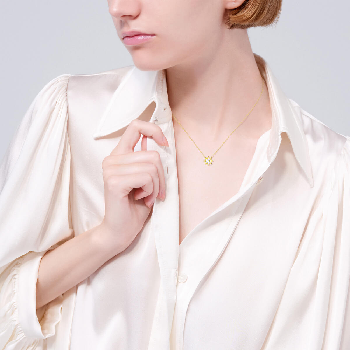 プチソレイユダイヤモンド ネックレス | AHKAH / アーカー | 【公式