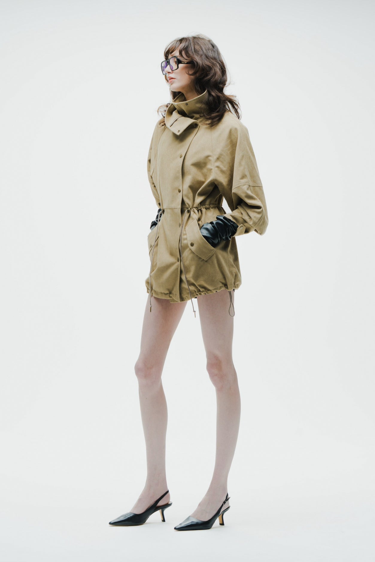 glitter check tweed jacket – shéller / シェリエ