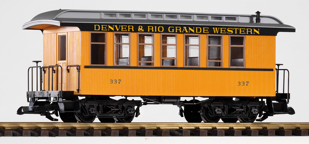38610 D&RGW Wood Coach (G-Scale) | PIKO America