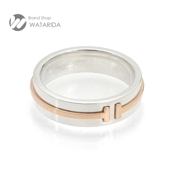 New arrivals】ティファニー T TWO ナロー リング PG750 SV925 - 川崎