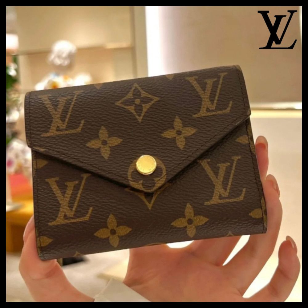 コンパクト♪】Louis Vuitton☆ポルトフォイユ ヴィクトリーヌ (Louis