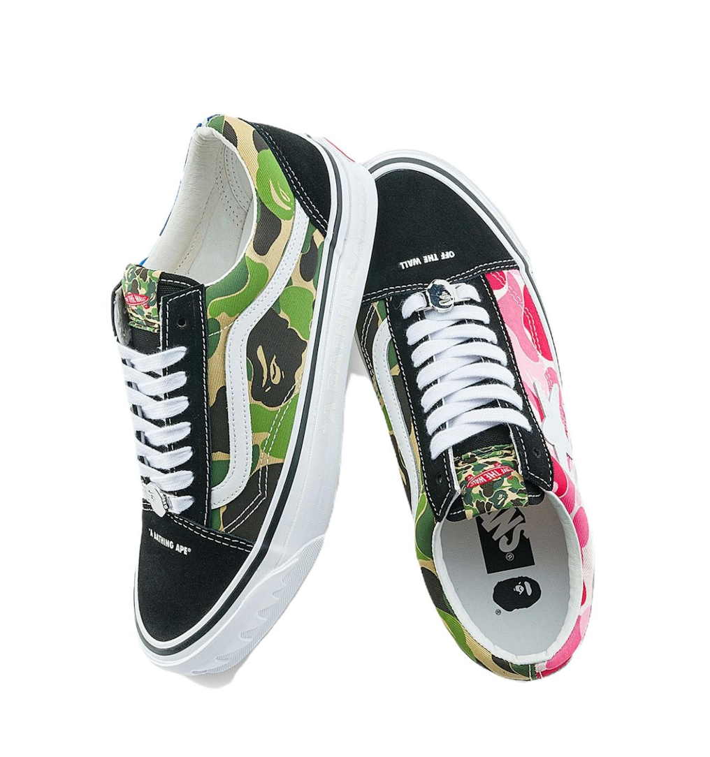 Vans x Bape ABC LX Old Skool 'Multi Color Camo' VN000E6VE36