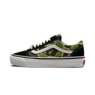 Vans Men's LX Old Skool Bape ABC Multi-Camo Shoes, from StockX
