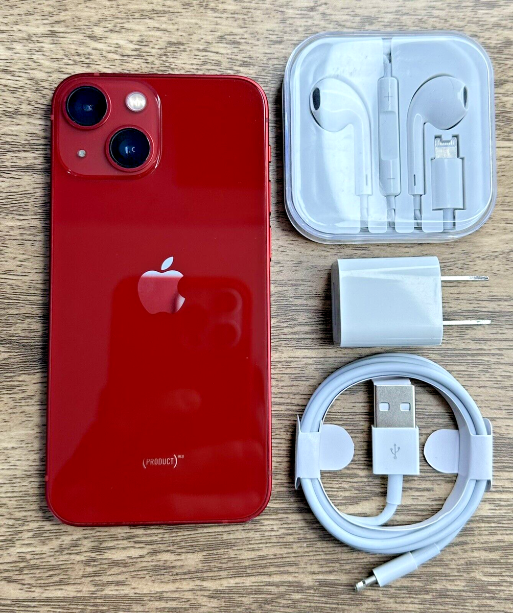 Apple iPhone 13 (PRODUCT)RED - 128GB (Factory Unlocked) - Good