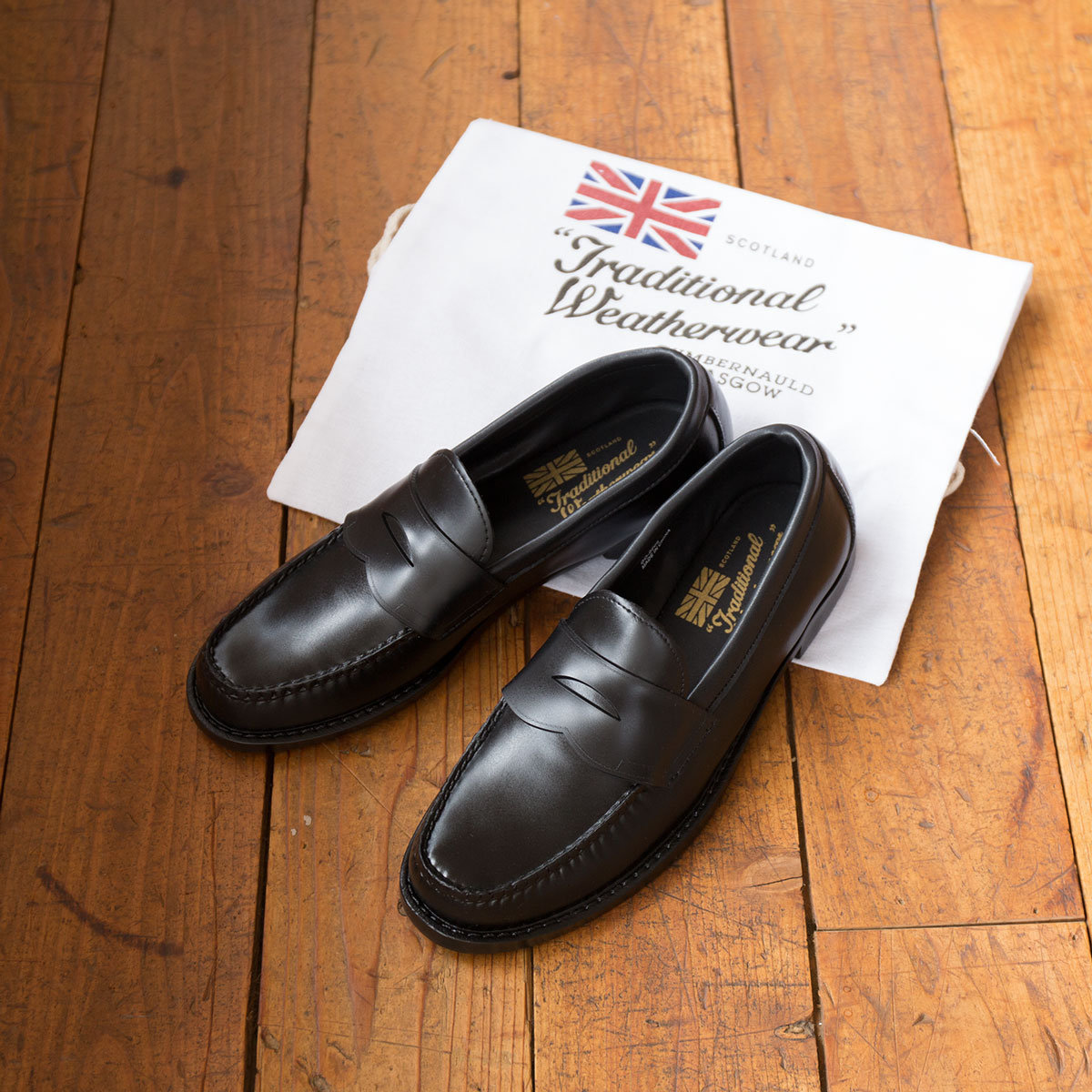 トラディショナル ウェザーウェア レイン ローファー 防水