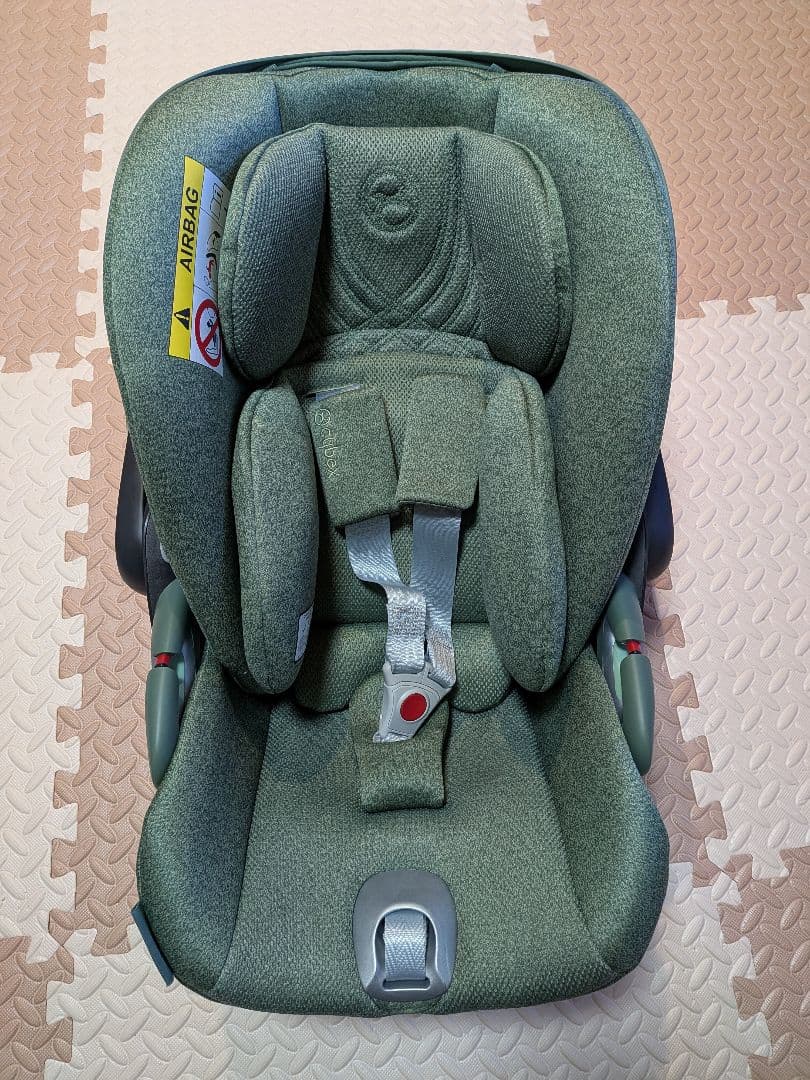 cybex CLOUD T i-Size（リーフグリーン） Cybex Cloud T SensorSafe Infant Car Seat - Leaf Green – Albee Baby
