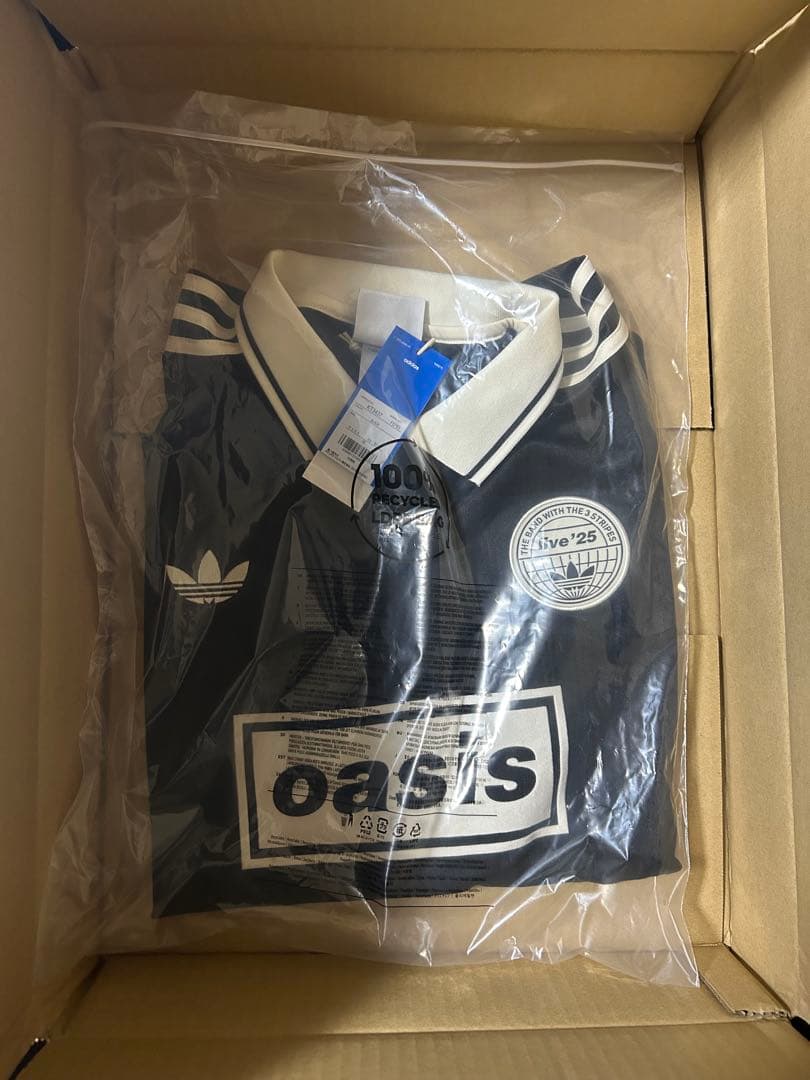 日本限定 adidas oasis LIVE 25 ジャガードジャージ M adidas Originals x Oasis LIVE '25 TOKYO, JAPAN Jacquard Jersey
