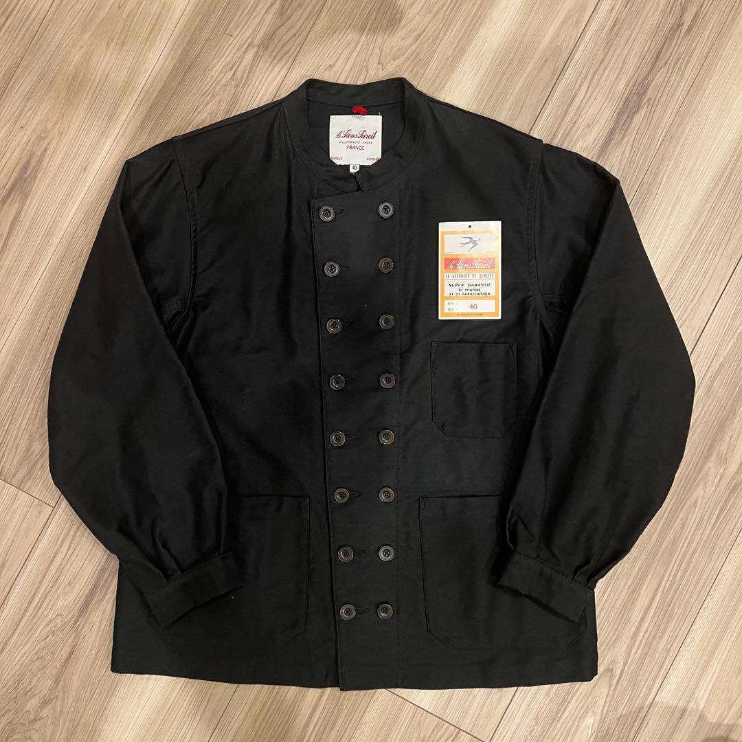 Le Sans Pareil × 2nd モールスキン スタンドカラージャケット Le Sans Pareil × 2nd スタンドカラーダブルジャケット – CLUB 2nd