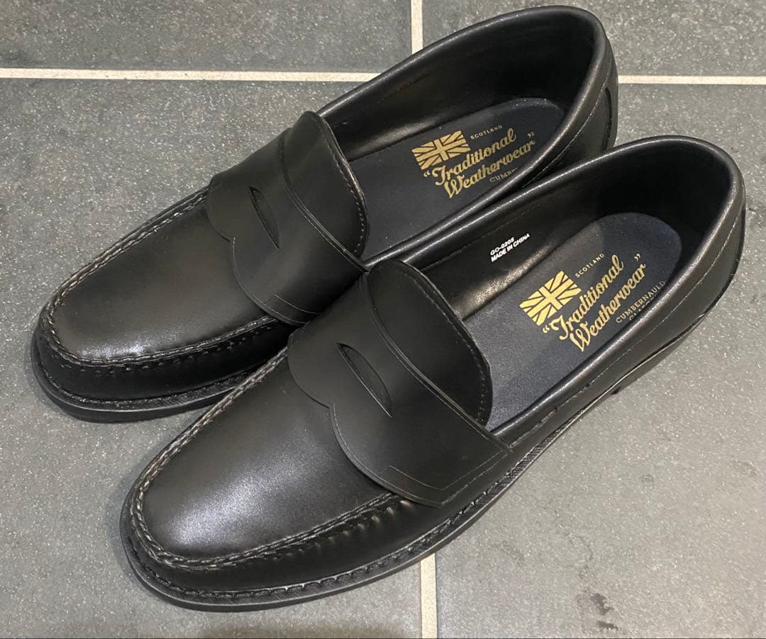 【極美品】traditional weatherwear レインローファー41 RAIN LOAFER レイン ローファー｜ブラック｜ユニセックス｜レイン